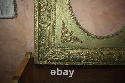 Ancient Beautiful Frame Wood And Stuc Doré Epoque Empire Restoration Xixth Louis XVI