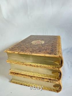 Ancient Books, 20th Century Era, 1971, Works of Jean Racine, coat of arms to be identified