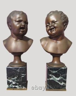 Ancient Bronzes of Jean who Laughs and Jean who Cries, 19th Century