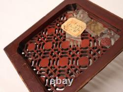 Ancient Carved and Openwork Lacquered and Gilded Wooden Panel China Ming Dynasty