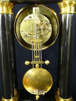 Ancient Gothic Clock Napoleon III Nineteenth, Gantry Clock