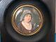 Ancient Miniature From The Empire/restoration Period 19th Century Portrait Painting Xix