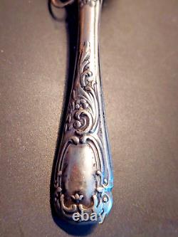 Ancient Silver Rattle Cat Head Era Late Nineteenth Century