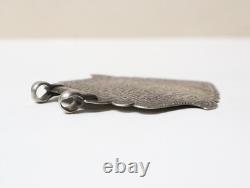 Ancient Silver Talisman Pendant Farsi Ethnicity Persia 19th Century