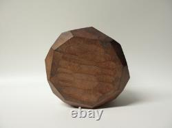 Ancient beautiful wooden sculpture of a Zen Buddhist monk, Japan, Meiji period