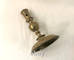 Antique Bronze Candlestick from the High Middle Ages 17th Century Louis XIII Period