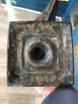 Antique Bronze Candlestick from the Louis XIII Financial Era, 18th-19th Century, High Time Period