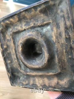 Antique Bronze Candlestick from the Louis XIII Financial Era, 18th-19th Century, High Time Period