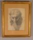Antique Drawing Of A Woman, 19th Century Pencil