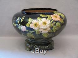 Antique Earthenware Planter Signed Edouard Gilles Nineteenth Century