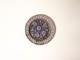 Antique Enamelled Copper Plate In Colors Middle Eastern Judaica 19th Century