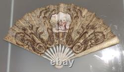 Antique Fan 19th Century Romantic Era