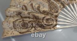 Antique Fan 19th Century Romantic Era