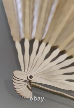 Antique Fan 19th Century Romantic Era