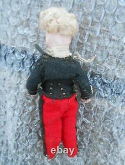 Antique French Cute Doll 11 CM Of Period Late 19th Century