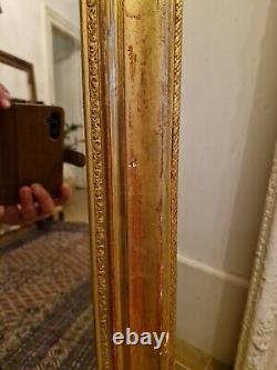 Antique Gilded Wooden Mirror Late 19th Century