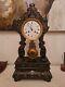 Antique Inlaid Clock From The Napoleon Iii Period, 19th Century