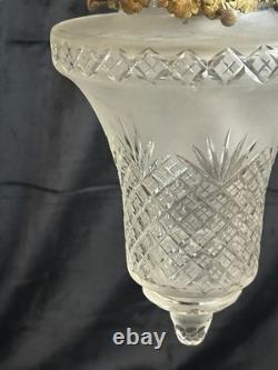 Antique Lighting Late 19th Century Ceiling Light in Bronze and Crystal Napoleon III Period