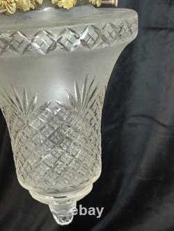 Antique Lighting Late 19th Century Ceiling Light in Bronze and Crystal Napoleon III Period