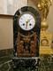 Antique Marble Clock In Empire Style, Late 19th Century
