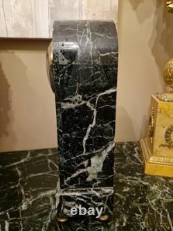 Antique Marble Clock in Empire Style, Late 19th Century