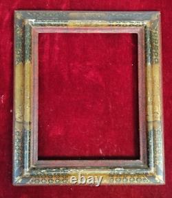 Antique Period Frame. Polychrome Wood. Spain. 17th-18th Centuries