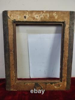 Antique Period Frame. Polychrome Wood. Spain. 17th-18th Centuries