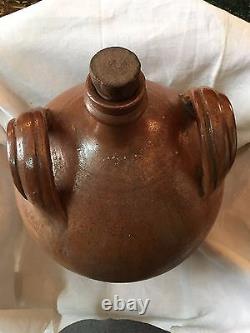 Antique Sandstone Bellow Varnished Era Xixth Shabby Decoration