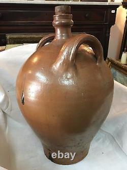 Antique Sandstone Bellow Varnished Era Xixth Shabby Decoration