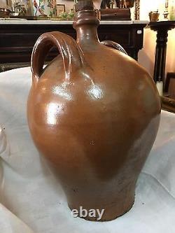 Antique Sandstone Bellow Varnished Era Xixth Shabby Decoration