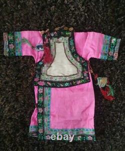 Antique Superb Dress Bb Asiati Simon & Halbig Era Late Nineteenth