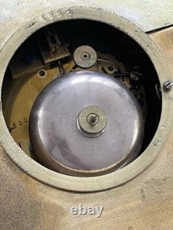 Antique gilded bronze clock from the 19th century