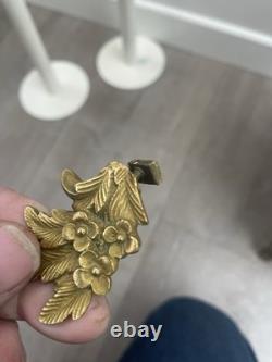 Antique gilt bronze clock, 19th century, key-wound movement