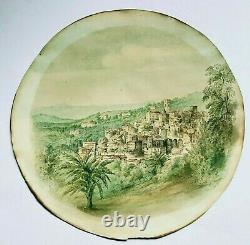 Aquarelle View Of A Village Of Provence Era 1st Part Of The Xixth Century