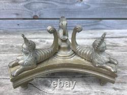 Armand Estampille Base Stand Gilded Bronze Empire Period 19th Century Napoleon Sphinx