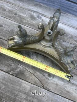 Armand Estampille Base Stand Gilded Bronze Empire Period 19th Century Napoleon Sphinx