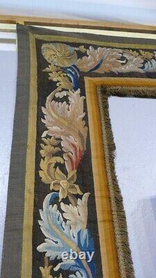 Aubusson Tapestry Door With Acanthus Leaves, 19th Century