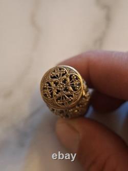 Authentic 19th-century pocket flask (Napoleon III / Victorian)