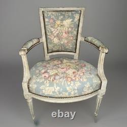 Authentic Louis XVI period queen’s armchair, 18th century
