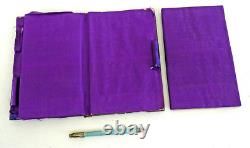 BALLET PROGRAM + TORTOISESHELL AND 14K GOLD PURSE Napoleon III Era 19th Century