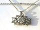 Beautiful Antique Pendant Middle 19th Century With Jaseron Chain 56cm / In Silver