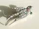 Beautiful Bird Brooch / Antique Swallow From The 19th Century In Silver