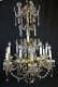 Baccarat, Grand Chandelier 12 Lights In Crystal And Bronze, 19th Century