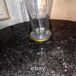 Baluster vase crystal ornament in bronze Empire period Louis XVI style 19th century