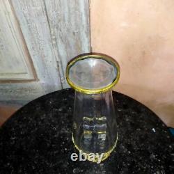 Baluster vase crystal ornament in bronze Empire period Louis XVI style 19th century