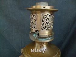 Barbedienne Oil Lamp in Patinated Bronze, 19th Century, REF 3814