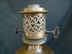 Barbedienne Oil Lamp in Patinated Bronze, 19th Century, REF 3814