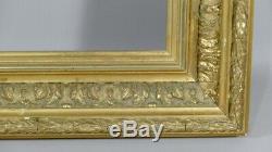Barbizon Frame Wood And Stucco Doré Time XIX Century