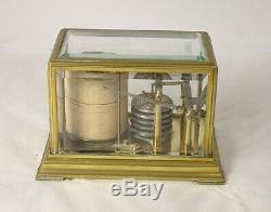 Barograph Barometer Brass Xixth Recorder