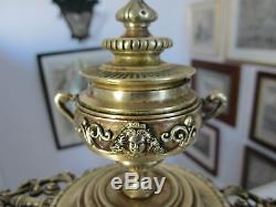 Beautiful And Imposing Inkwell In Bronze D Napoleon III In His Juice In Good Condition